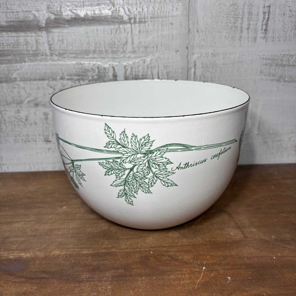 Vintage Finel Arabia Enamel Bowl by Kaj Franck